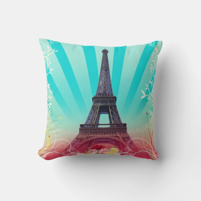Floral Paris Cushion (Front)