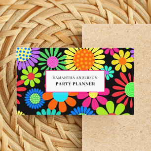 Floral Party Planner  Business Card