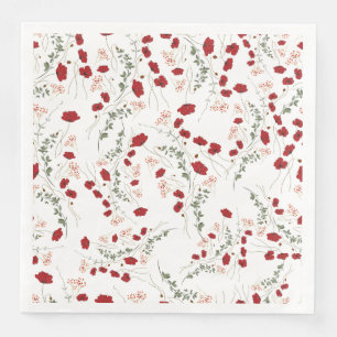 Floral Party Supplies Napkin