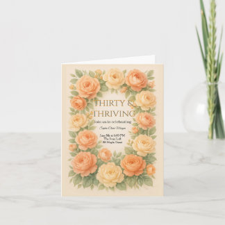 Floral Pastel Blooms Invitation