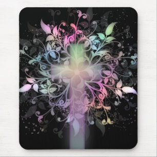 Floral Pastel Mouse Pad