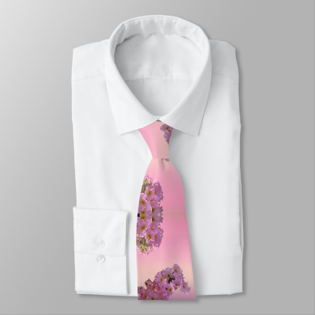 Floral Pastel Tie (Tied)