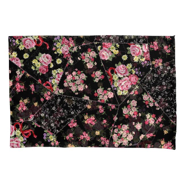 Floral Patchwork: Pretty Seamless Design. Pillowcase (Front)