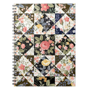 Floral Patchwork: Vintage Mix Notebook