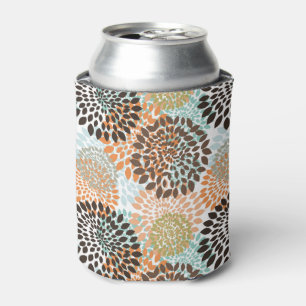 Floral Pattern 11 Can Cooler