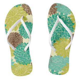 Floral Pattern 12 Thongs