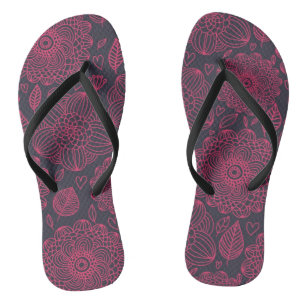 Floral Pattern 13 Thongs