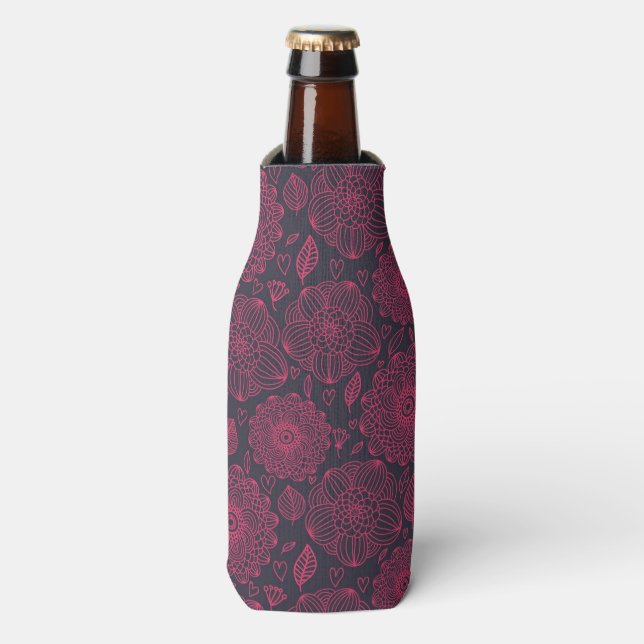 Floral Pattern 14 Bottle Cooler (Bottle Front)