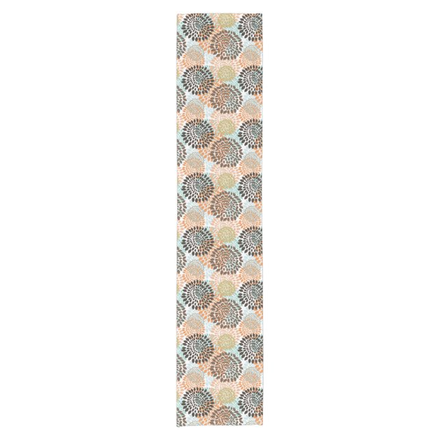 Floral Pattern 14 Short Table Runner (Front)