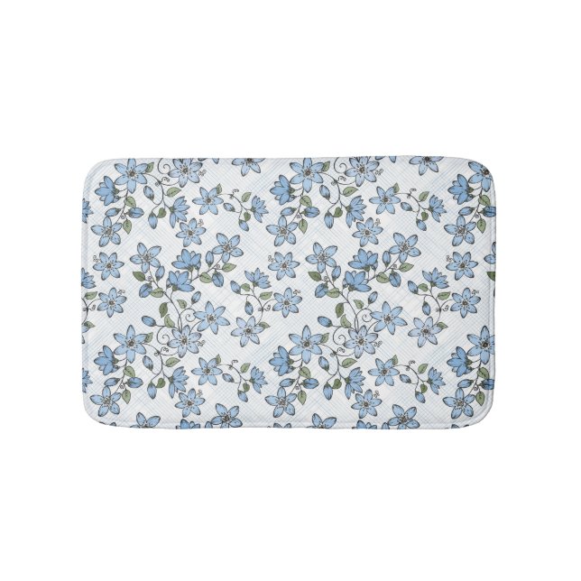 Floral pattern 2 2 bath mat (Front)