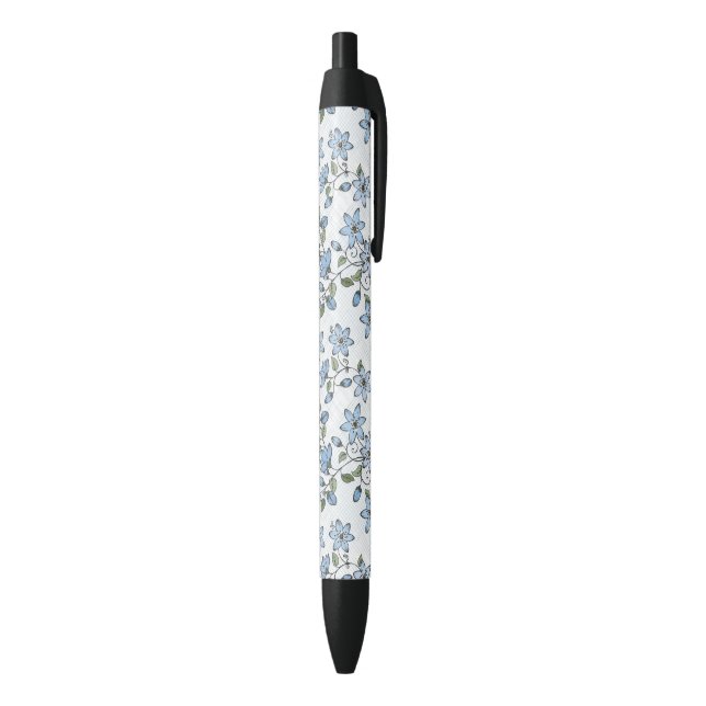 Floral pattern 2 2 black ink pen (Bottom (Vertical))