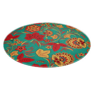 Floral pattern 2 3 cutting board