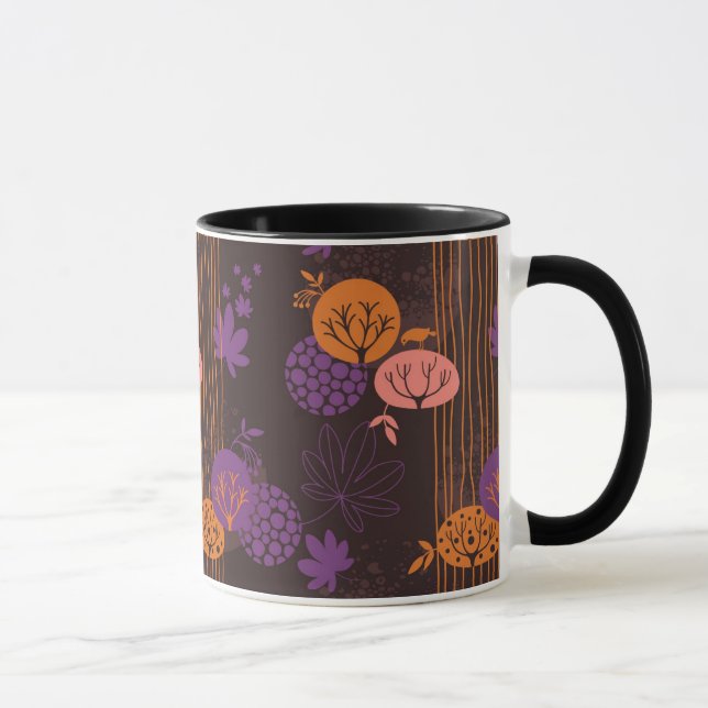 Floral pattern 2 3 mug (Right)