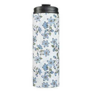 Floral pattern 2 3 thermal tumbler