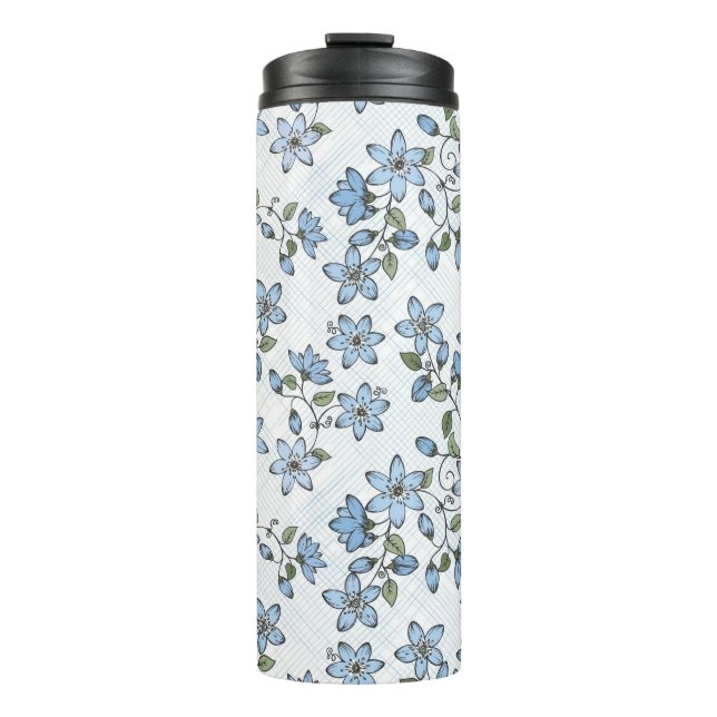 Floral pattern 2 3 thermal tumbler (Front)