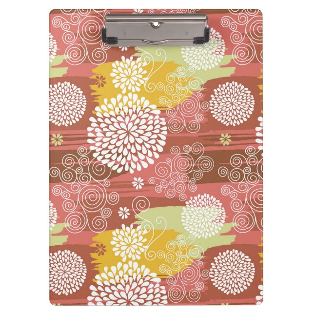 Floral pattern 2 clipboard (Front)