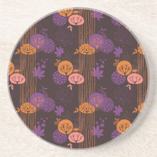 Floral pattern 2 coaster