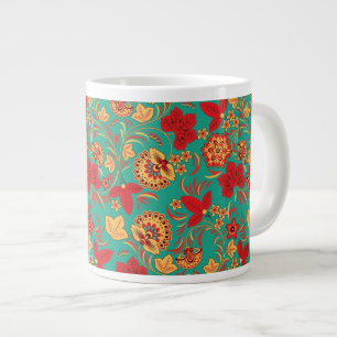 Floral pattern 2 large coffee mug
