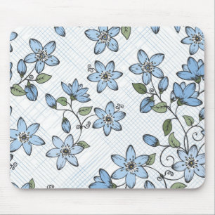 Floral pattern 2 mouse pad