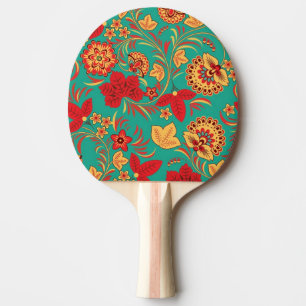 Floral pattern 2 ping pong paddle