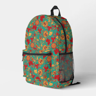 Floral pattern 2 printed backpack