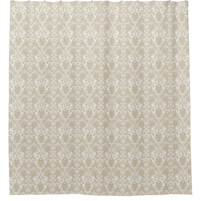 Floral Pattern 2 Shower Curtain (Front)