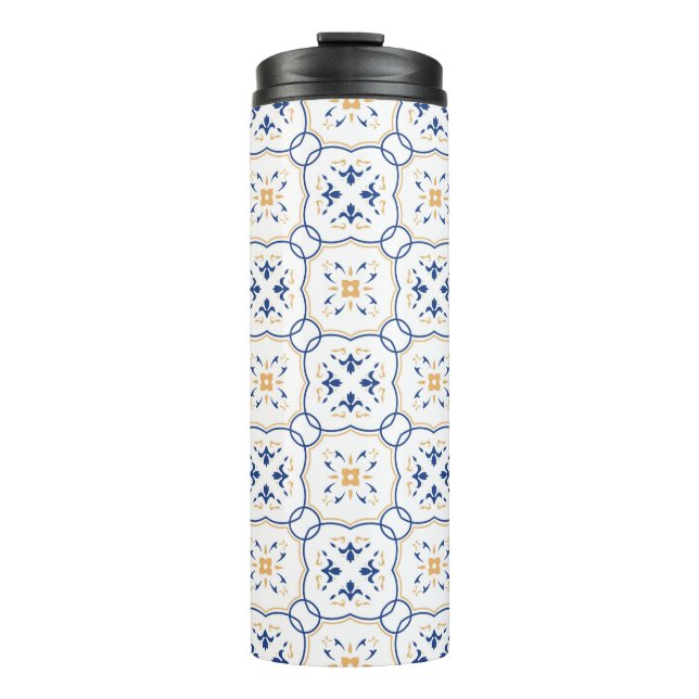 Floral Pattern 3 Thermal Tumbler (Front)