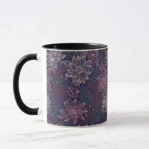 Floral pattern 4 2 mug