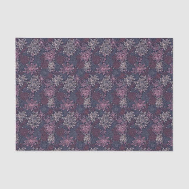 Floral pattern 4 2 tissue paper (Front)