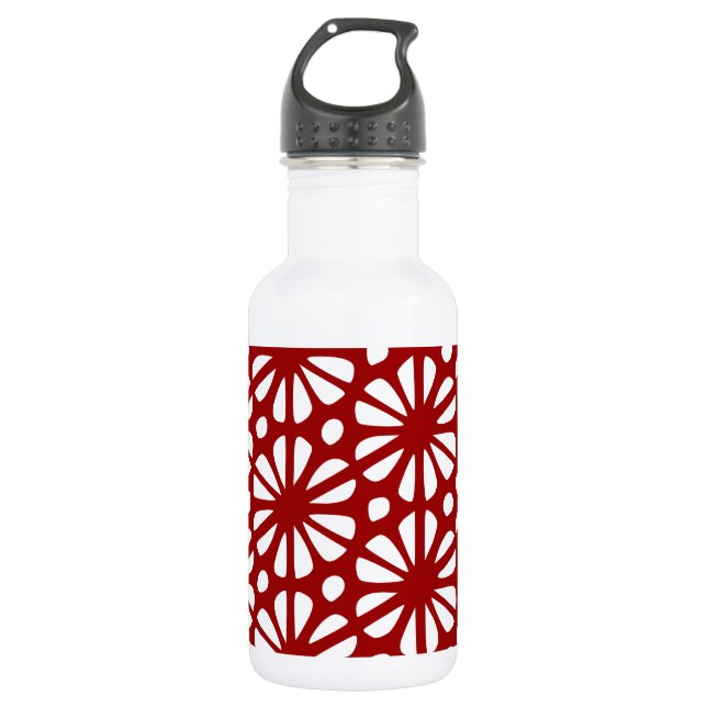 Floral Pattern 532 Ml Water Bottle (Front)