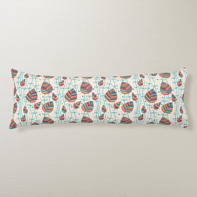 Floral pattern 5 2 body cushion (Front)