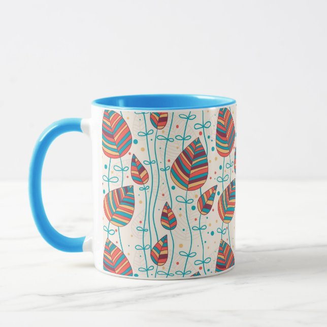 Floral pattern 5 2 mug (Left)
