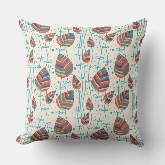 Floral pattern 5 cushion (Front)
