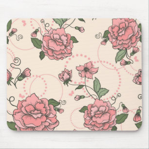 Floral pattern 5 mouse pad