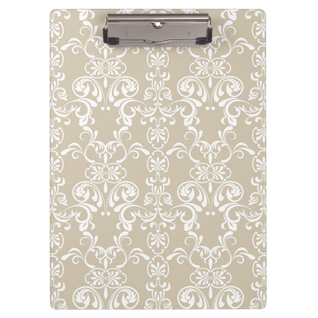 Floral Pattern 6 Clipboard (Front)