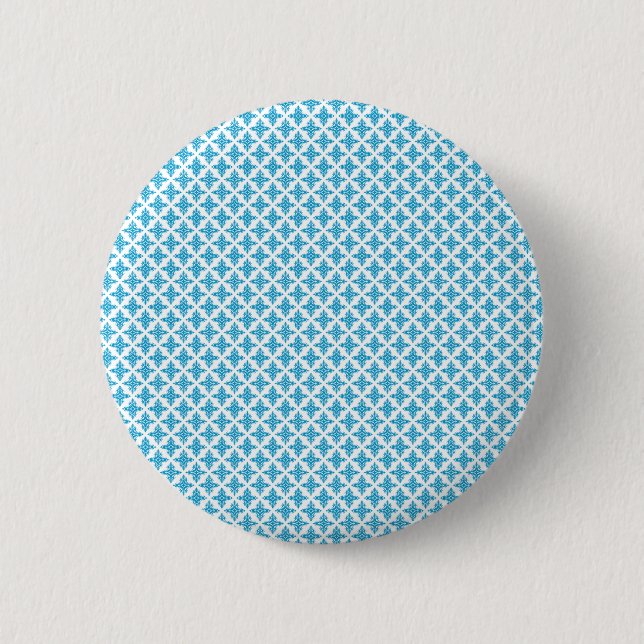 Floral Pattern 6 Cm Round Badge (Front)