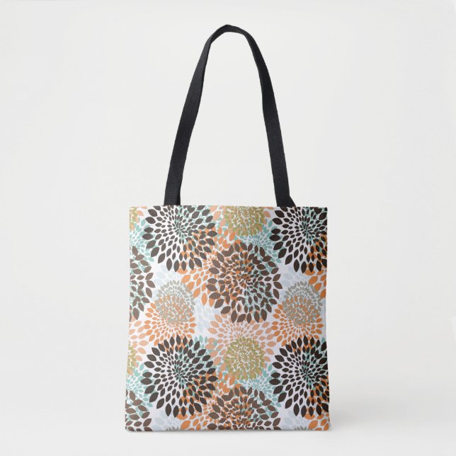 Floral Pattern 6 Tote Bag (Front)