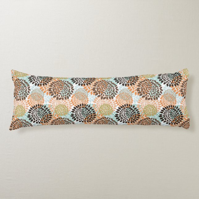 Floral Pattern 7 Body Cushion (Front)