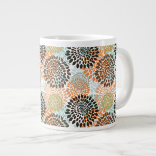 Floral Pattern 7 Large Coffee Mug