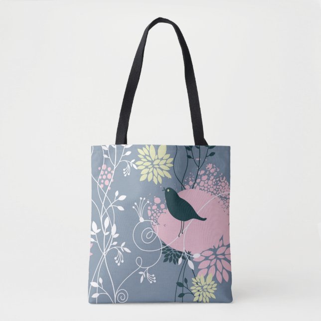 Floral Pattern 7 Tote Bag (Front)