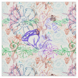 Floral Pattern 8 Fabric
