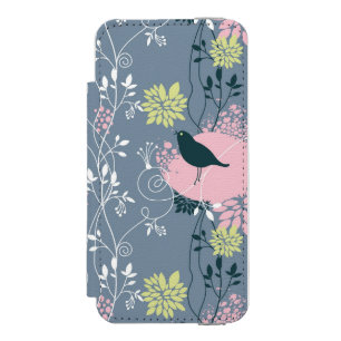 Floral Pattern 8 Incipio Watson™ iPhone 5 Wallet Case