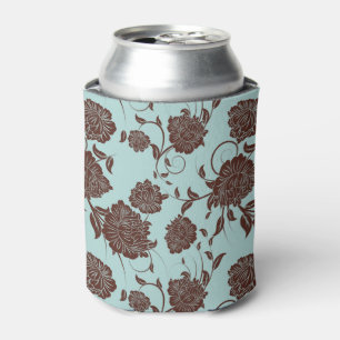Floral Pattern 9 Can Cooler