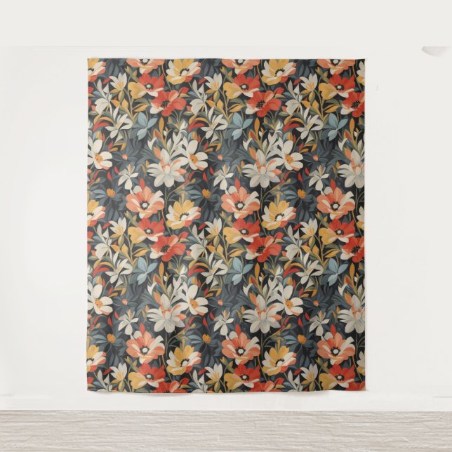 Floral Pattern 9 Tapestry (Front)