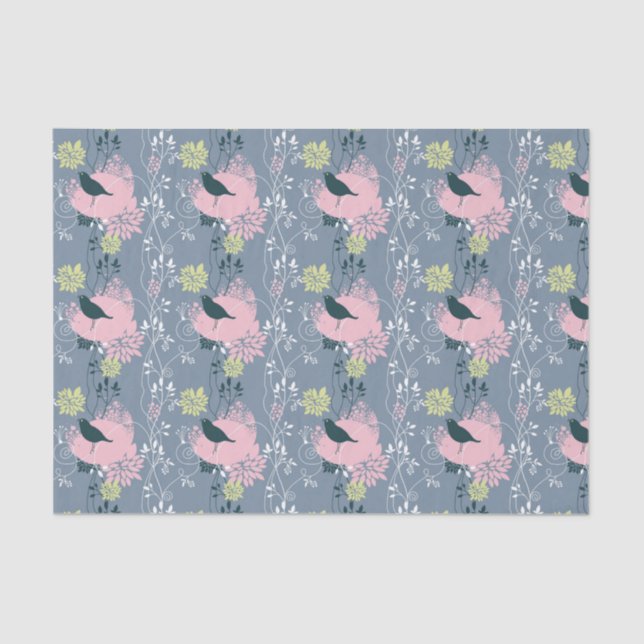 Floral Pattern 9 Tissue Paper (Front)