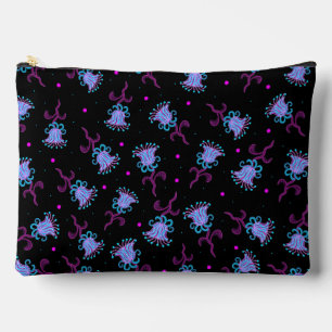 Floral pattern accessory pouch