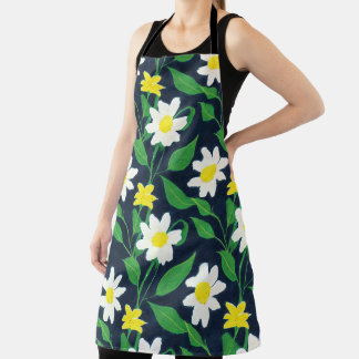 Floral Pattern Apron