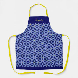 Floral pattern apron