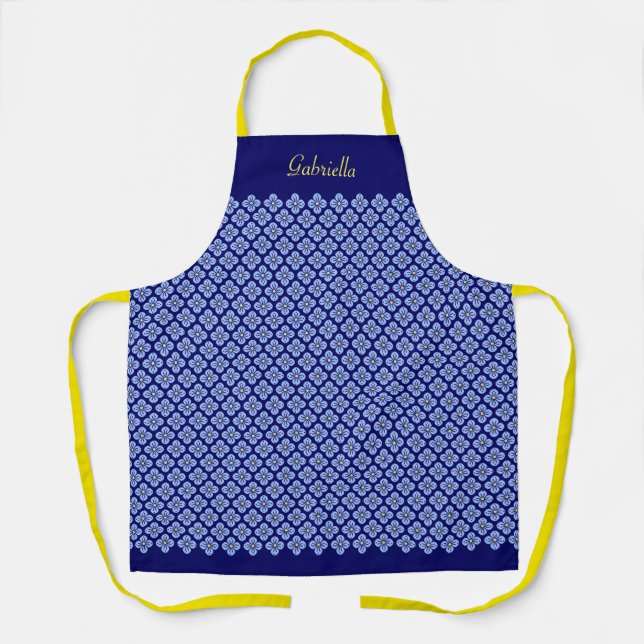 Floral pattern apron (Front)