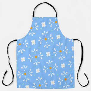 Floral pattern apron